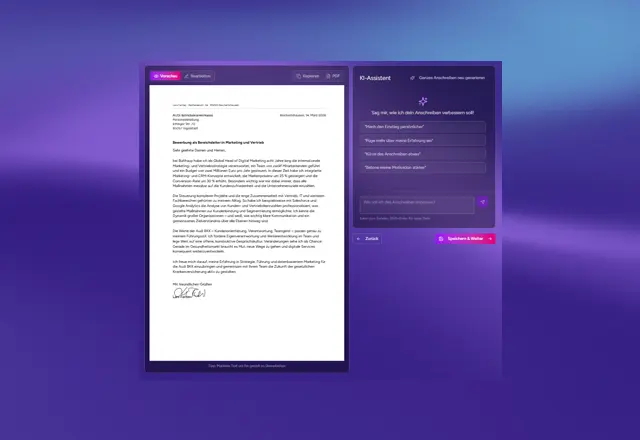 Automated Cover Letters